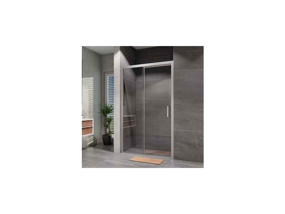 Lansanit Sprchové dveře Serra 1600 mm, sklo čiré, profil chrom,  SEU16-2