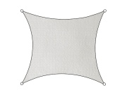 Stínící plachta ISEO čtvercová bílá 3,6x3,6m