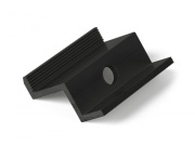 G21 Úchyt panelu  krajní černý, pro panel 35 mm