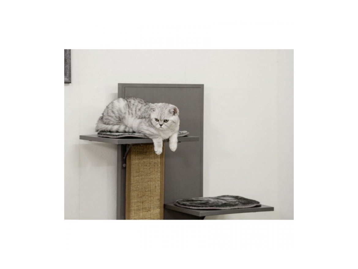 Scobax Kerbl škrabadlo pro kočky Alex, šedé, EKO plast, 152 x 42 x 42 cm