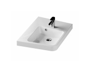 Ravak Umyvadlo BeHappy II 66,5 P, s otvorem pro baterii, s přepadem