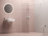 Ravak Walk-In Wall Set 60, biela matná+transparent