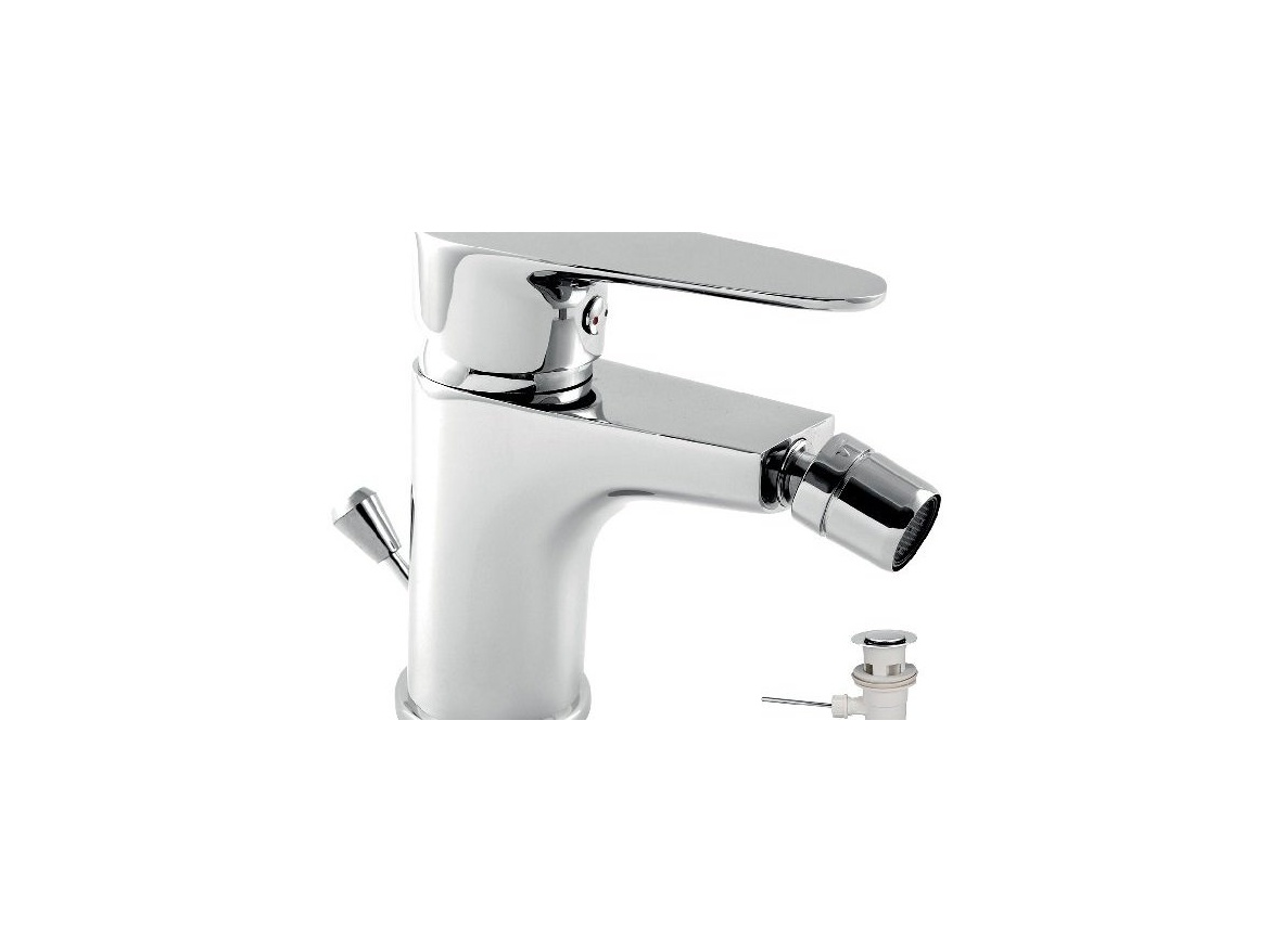 Novaservis Bidetová baterie Titania Smart, chrom, stojánková, s výpustí,  98011,0