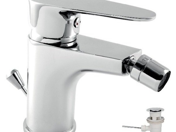 Novaservis Bidetová baterie Titania Smart, chrom, stojánková, s výpustí,  98011,0