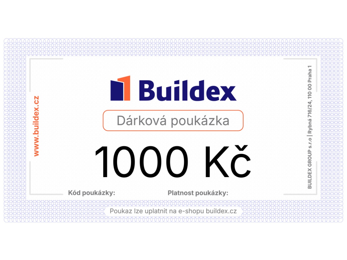 Dárková poukázka Buildex