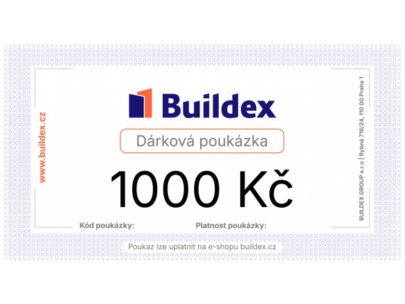Dárková poukázka Buildex