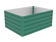 G21 Vyvýšený záhon  Daisy 120 x 90 x 52 cm, plechový, zelený