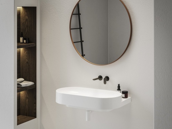 Ravak EL 019.20BLM.O1.RB07B Umyvadlová podomítková baterie bez tělesa, černá matná