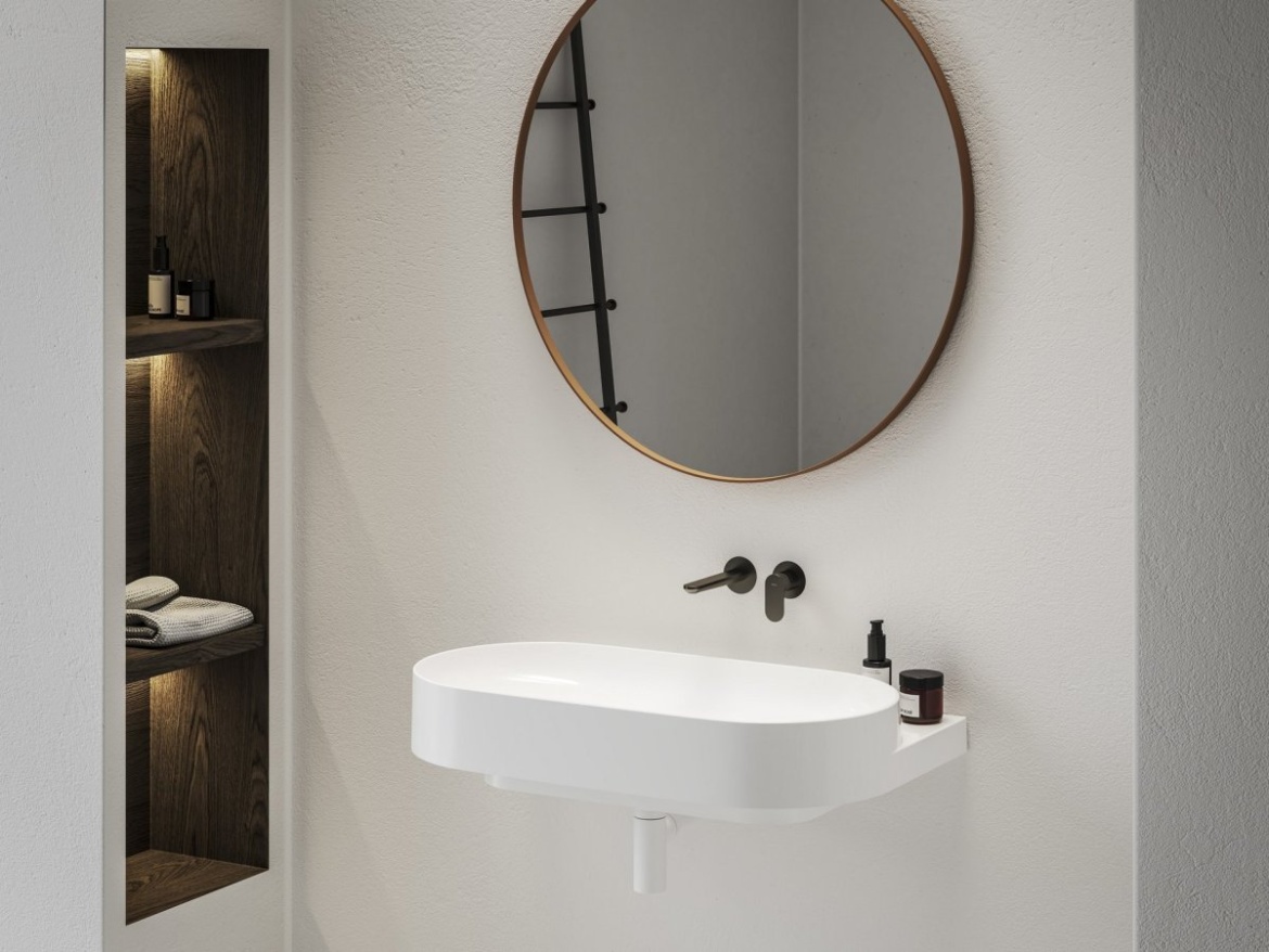 Ravak EL 019.20GB.O1.RB07B Umyvadlová podomítková baterie bez tělesa, grafit kartáčovaný