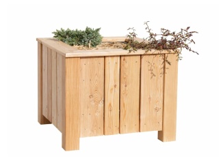 Truhlíky –  Samozavlažovací truhlík čtverec Česká Manufaktura 72 cm, 56 x 56 cm, smrk