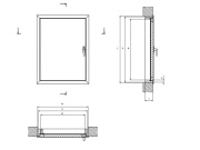 Podkrovní dvířka Oman Polar DK PP