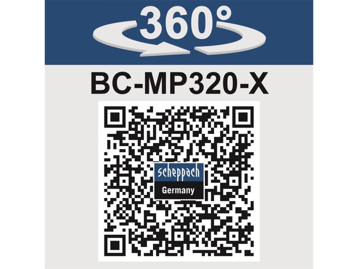 Akkus fűnyíró Scheppach BC-MP320-X-SET L