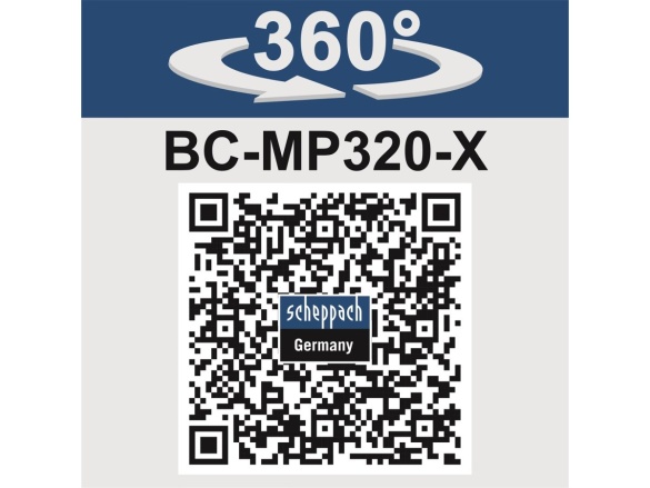 Aku sekačka Scheppach BC-MP320-X-SET L