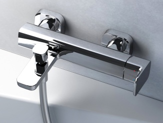 Vanové –  Ravak TD F 022.00CR Vanová nástěnná baterie bez sprchového setu, chrom