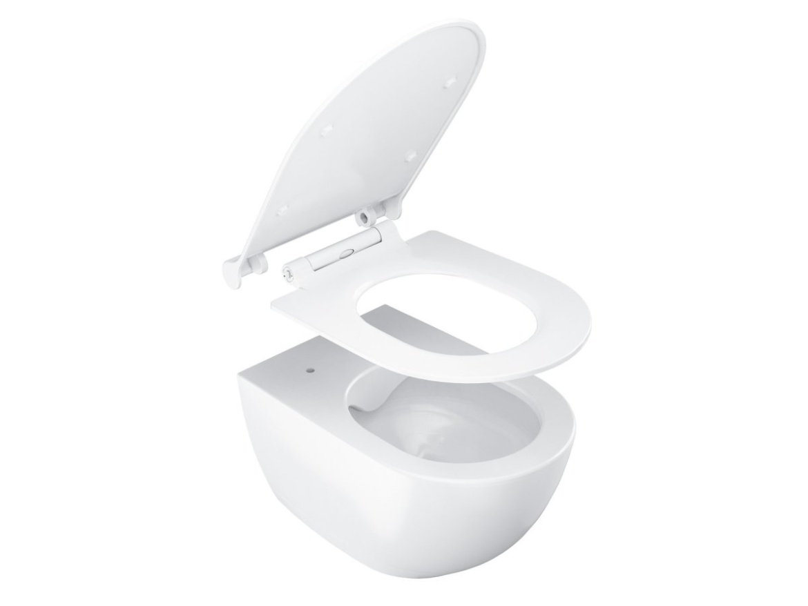 Ravak WC sedátko Uni Chrome slim, bílá