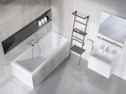 Ravak TD 022.00CR Vaňová nástenná batéria bez sprchového setu, chróm