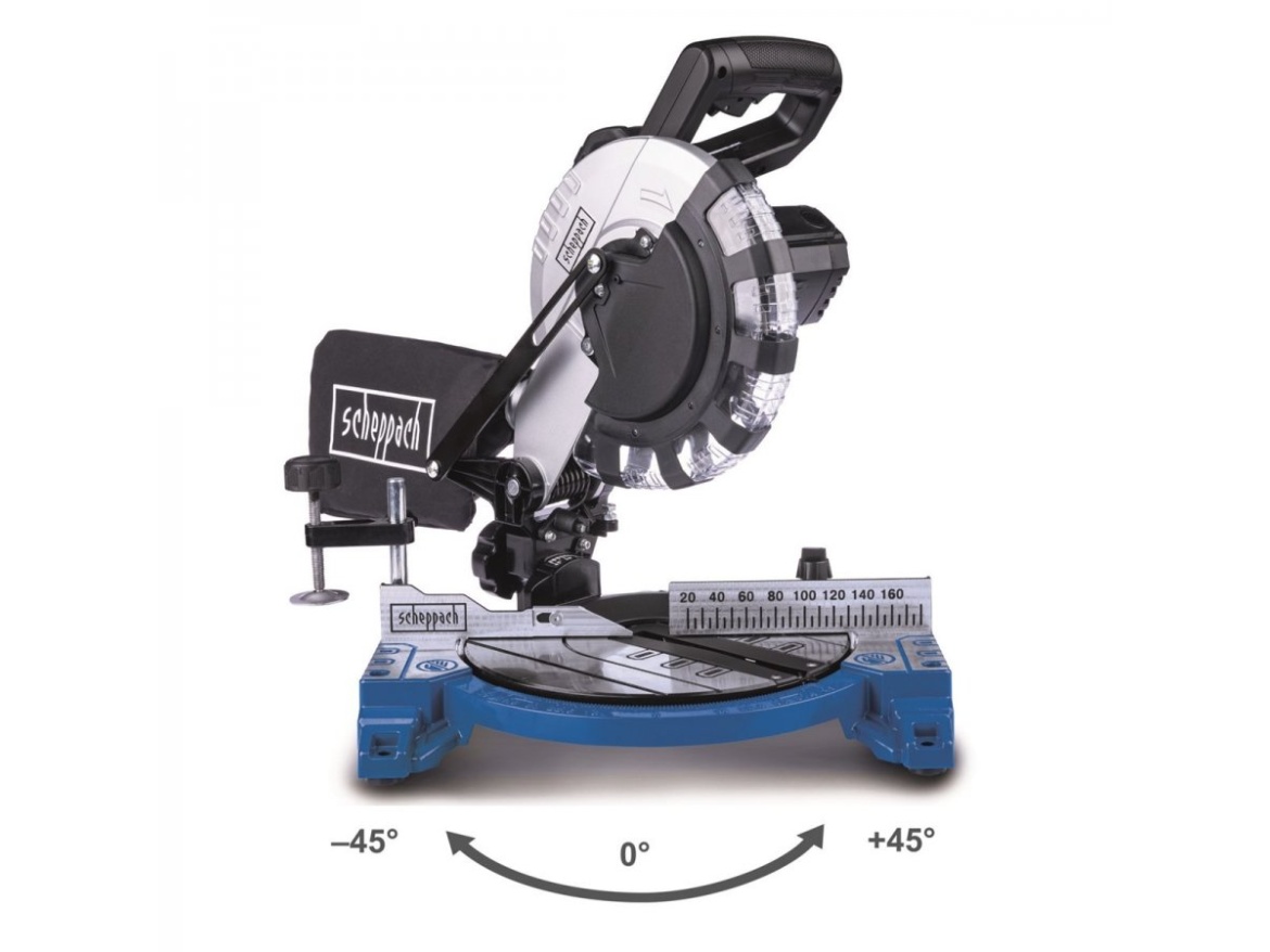 Pokosová pila s laserem Scheppach HM 210 L