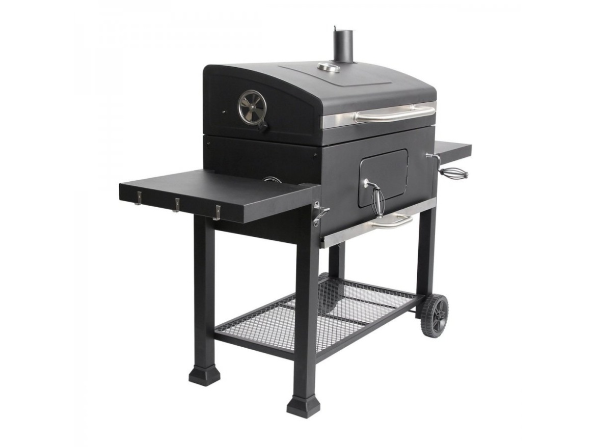 Gril na dřevěné uhlí XXL  PRO Riwall PRO RCG 80
