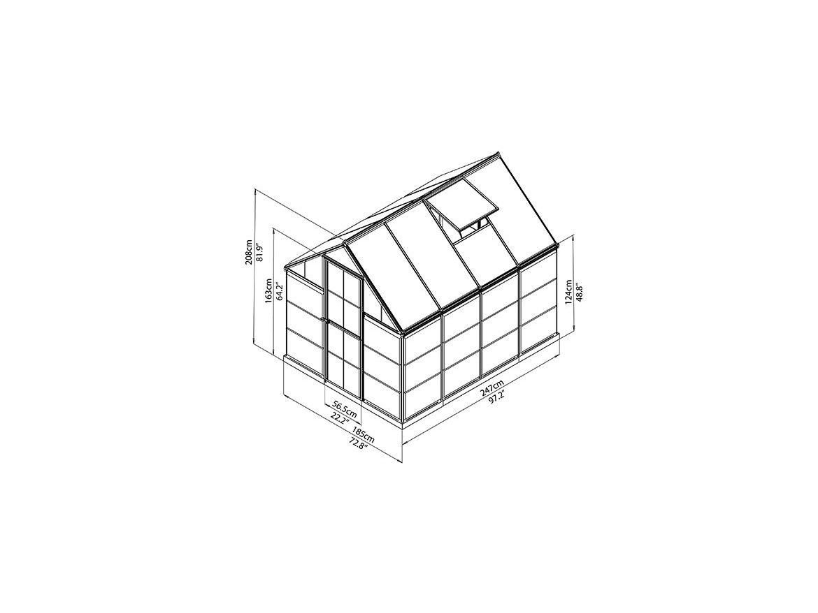 Skleník Palram Hybrid