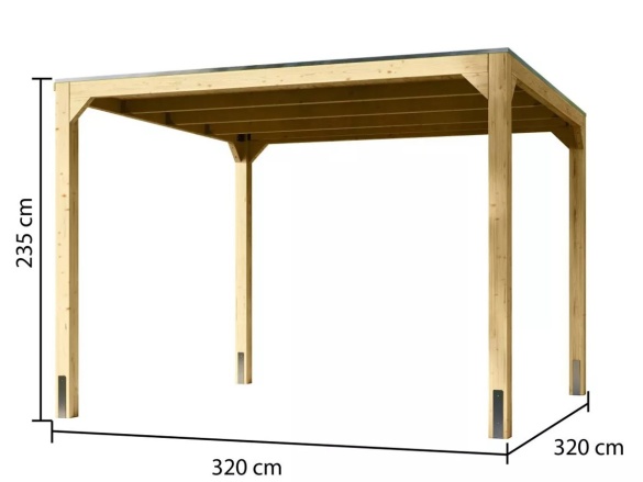 Zahradní altán Scobax Square