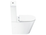 Ravak WC kombi Elegant RimOff set, vario odpad, bílá