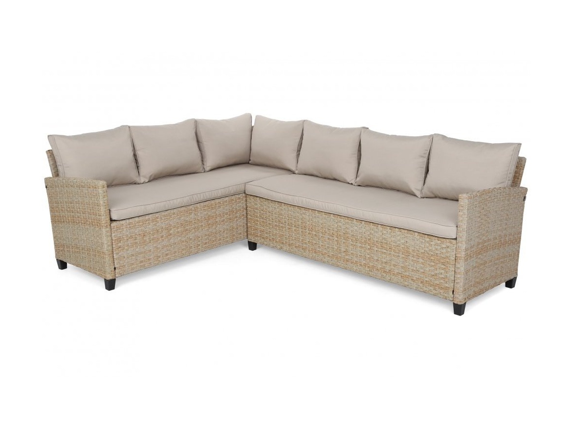 VespaGarden Rohová sedací souprava z technoratanu Lagos Beige