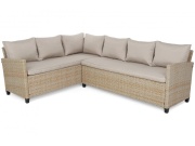 VespaGarden Rohová sedací souprava z technoratanu Lagos Beige