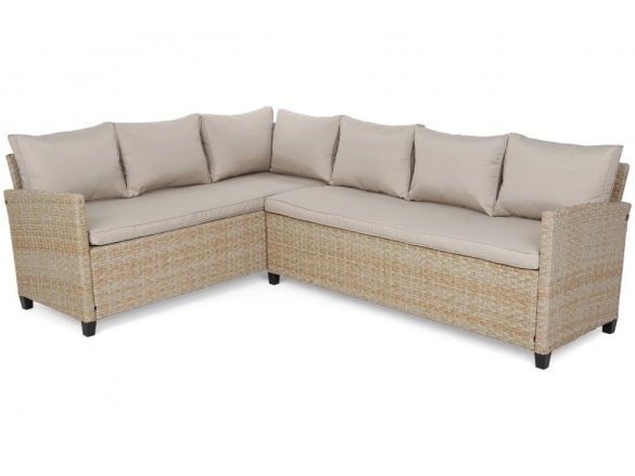 VespaGarden Rohová sedací souprava z technoratanu Lagos Beige