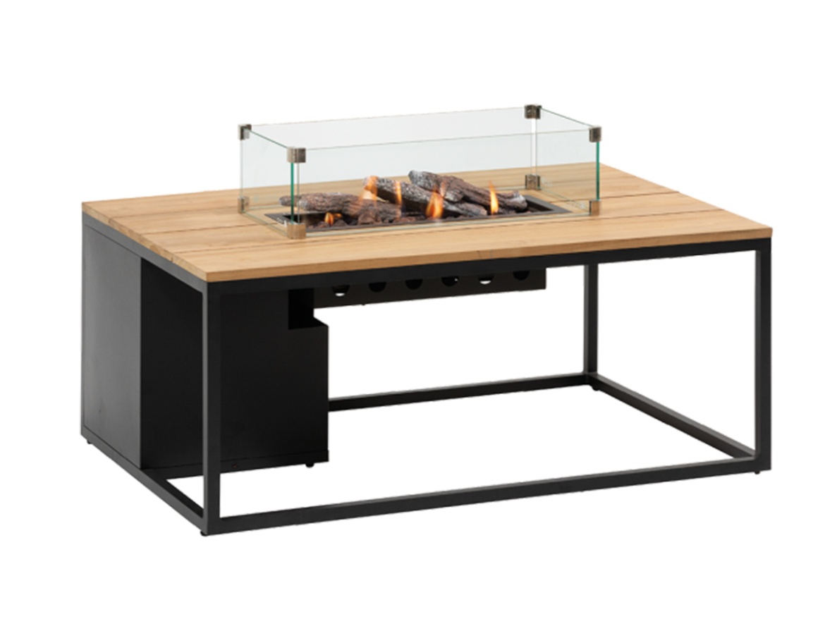 Stôl s plynovým ohniskom COSI Cosiloft 120 Wood