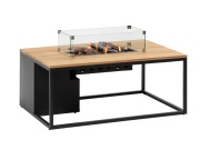 Stůl s plynovým ohništěm COSI Cosiloft 120 Wood