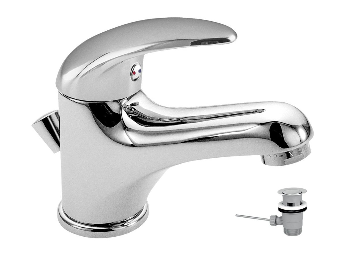 Novaservis Umyvadlová baterie Metalia 55, chrom, stojánková, s výpustí,  55001,0