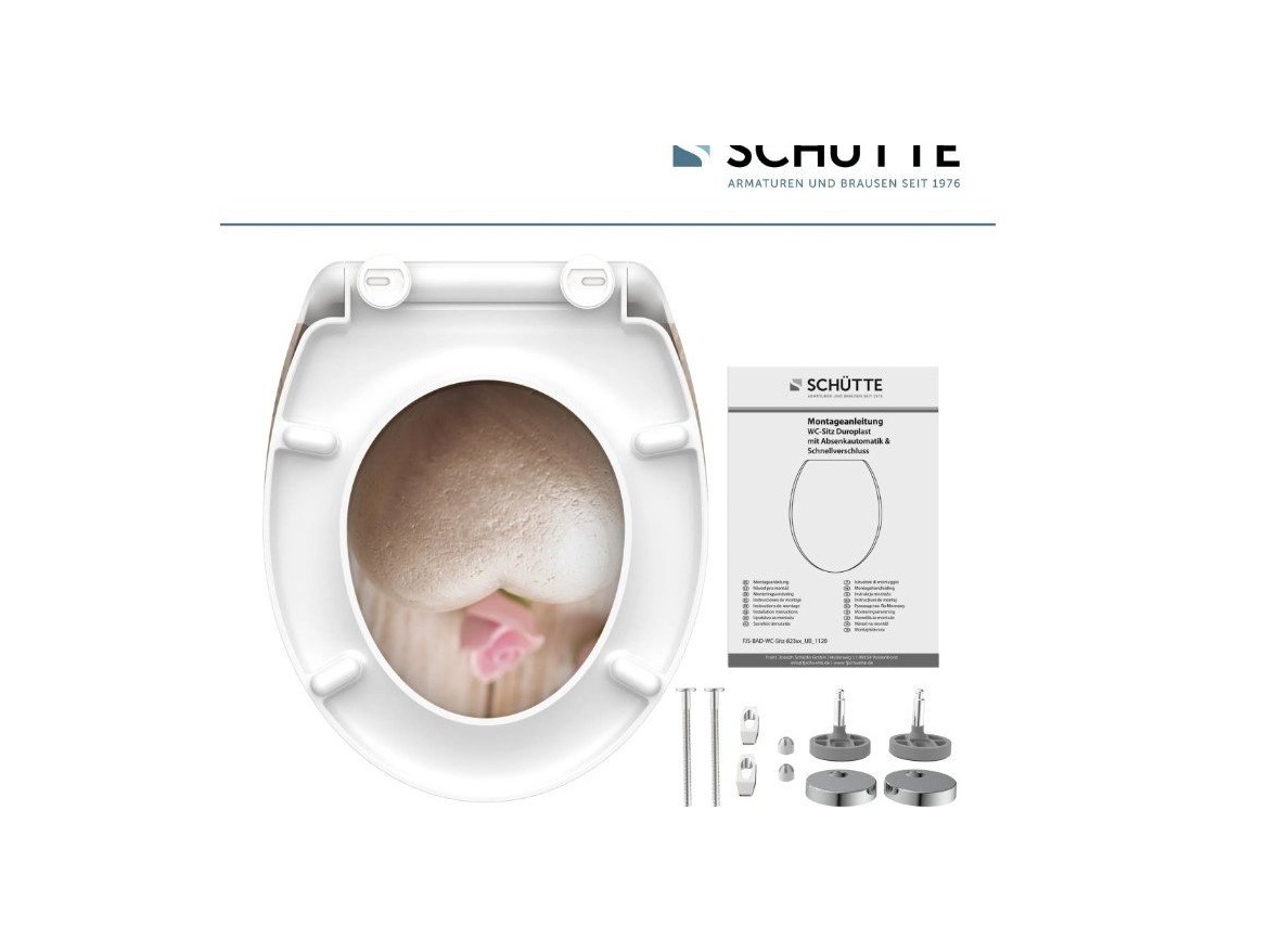 WC sedátka, záchodová prkna Schütte ROMANTIC | Duroplast, Soft Close