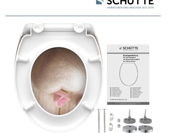 WC sedátka, záchodová prkna Schütte ROMANTIC | Duroplast, Soft Close