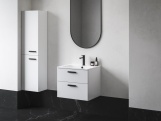 Ravak SB Chrome II 39 L, bílá, madlo 152 mm, chrom