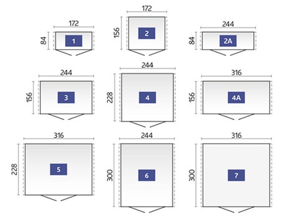 Lemezből készült kerti ház Biohort Europa