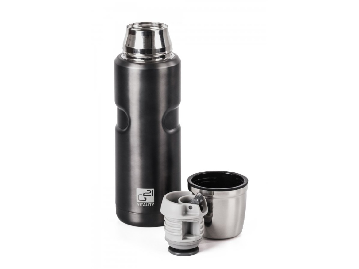 G21 Termoláhev  na pití, 500 ml, ocelově šedá