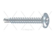 Šr. samovrt. plochá hl. vrtáček 4,2x13 Klimas Wkręt-met ŠROUB SAMOVRTNÝ S PLOCHOU HLAVOU A VRTÁČKEM