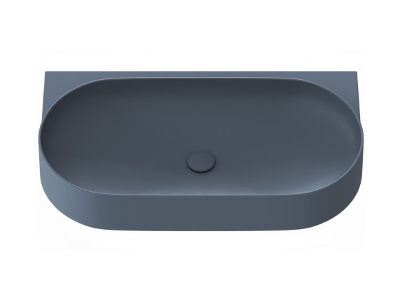 Ravak Umývadlo Yard 80, bez otvoru pre batériu, bez prepadu, Alabaster Pink