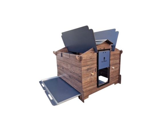 Scobax Kurník POLLY SIMPLY L – odolný HPL kurník pro 6–8 slepic bez údržby + možnost Polly AutoDefender