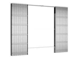 Pouzdra –  Dvojkrídlové stavebné puzdro Evolution 1400 x 1970 x 125 mm do sadrokartónu