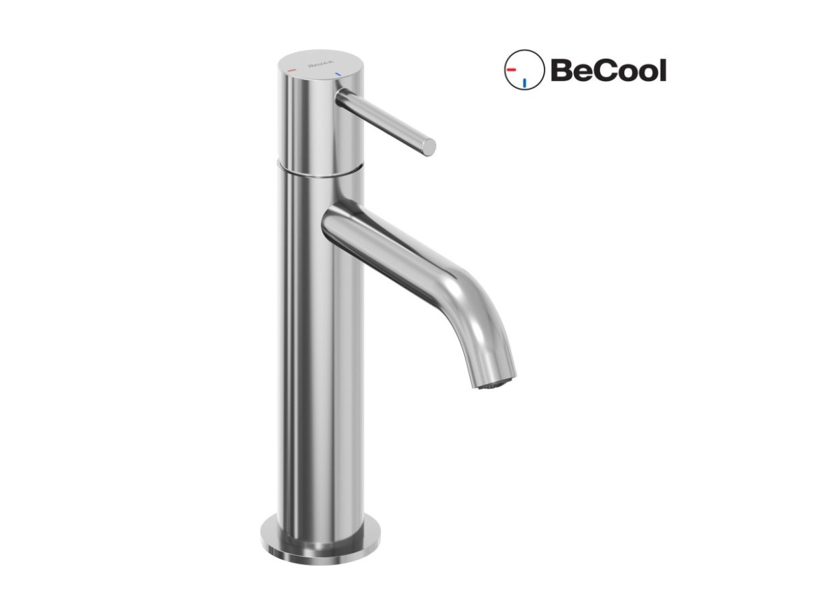 Ravak ES 012.61GLB Umyvadlová stojánková baterie BeCool 190 mm bez výpusti, zlato kartáčované