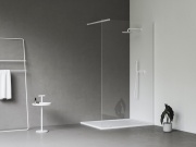 Ravak Walk-In Wall Set 130, čierna+transparent