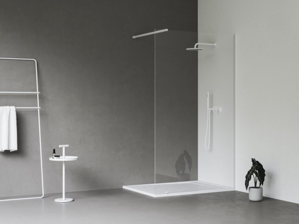 Ravak Walk-In Wall Set 90, biela matná+transparent