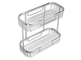 Novaservis Polička dvojitá Drátěný program, chrom, , 6075,0