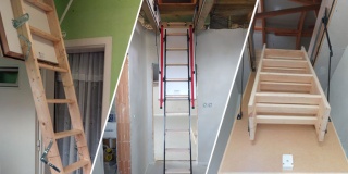 Montáže podkrovných schodov