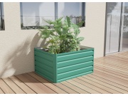 G21 Vyvýšený záhon  Daisy 100 x 80 x 52 cm, plechový, zelený