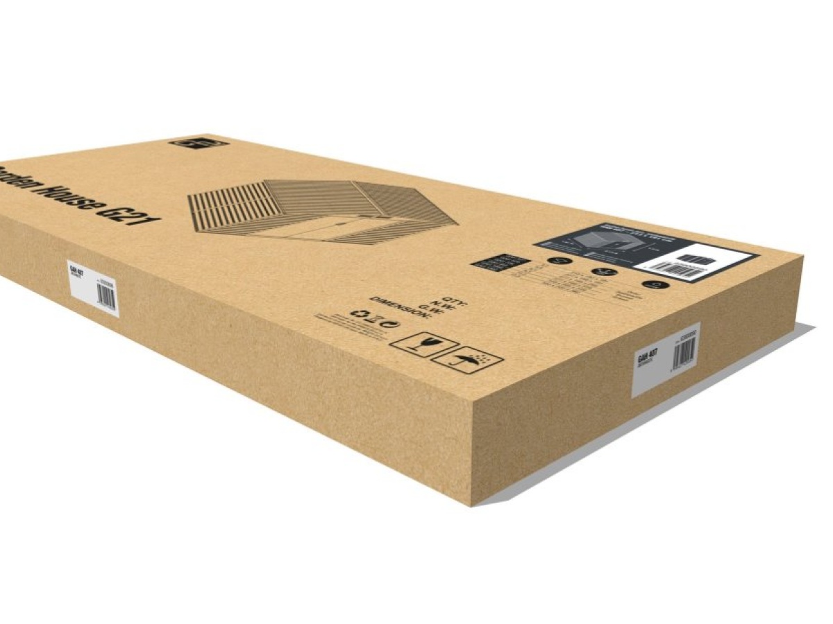 G21 Zahradní domek  GAH 407 - 213 x 191 cm, antracitový