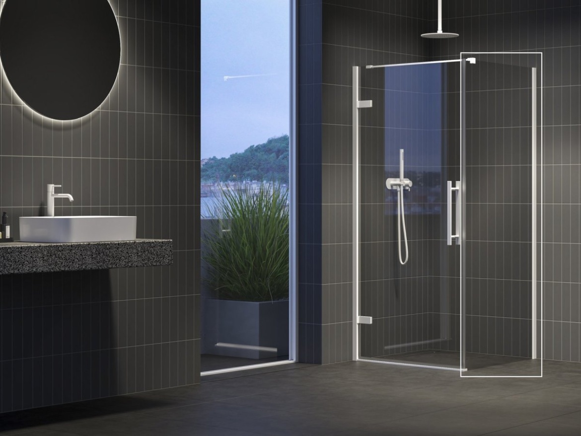 Ravak COPS 100, lesk+transparent