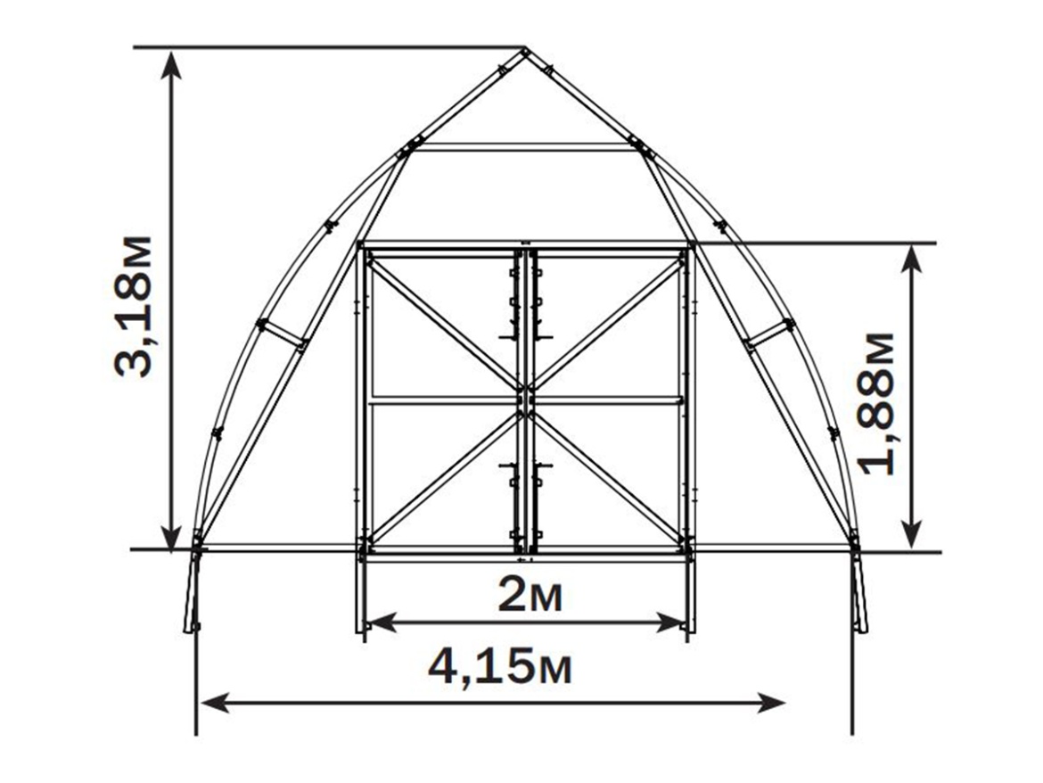 Skleník Volya Farmer Strelka