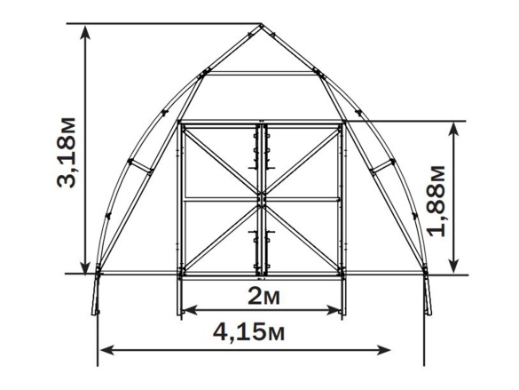 Skleník Volya Farmer Strelka